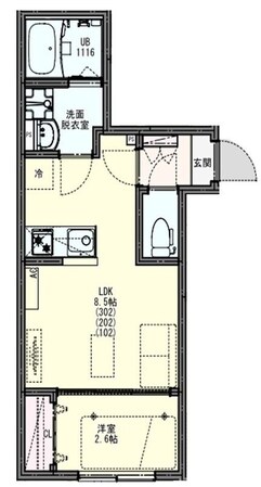 KLEIS西大宮の物件間取画像